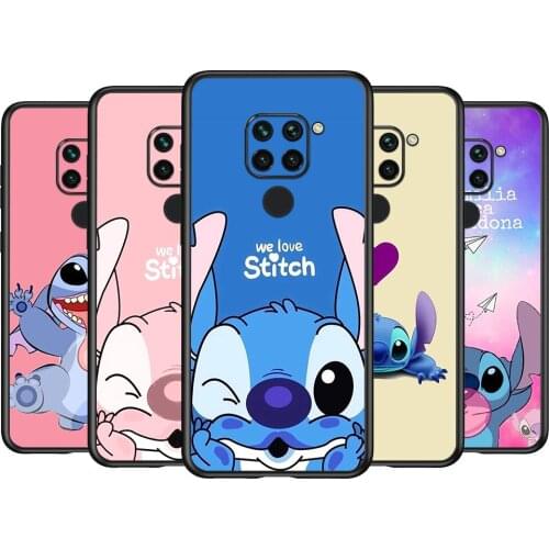 Lilo Stitch For Xiaomi Redmi 9i 9T 9A 9C 9 8A 8 GO 7 7A S2 Y2 6 6A 5 5A 4X Prime Pro Plus Black Phone Case