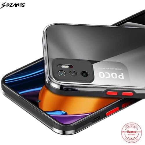 Rzants For Xiaomi POCO M3 Pro Case HD Transparent [Dazzle] Ultra thin Slim High Clear Protective Bumper Back Cover