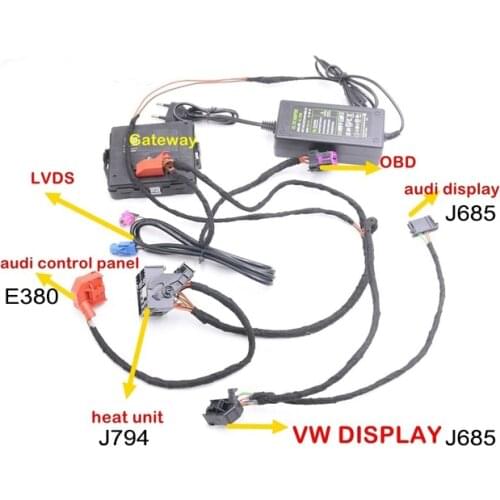 For VW SKODA SEAT MQB Audi A3 8V CAR MIB 2 PRO Display Screen Radio Unit Test Code Tools