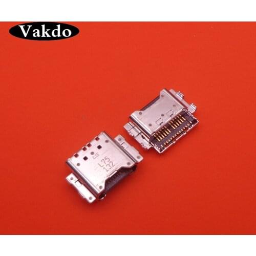 2pcs Type C USB Charge Jack Socket Dock Charging Port Connector For Samsung Galaxy Tab A 10.5 T590 T595 T597 Socket