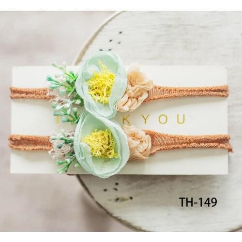 Pearl Baby Flower Headband Newborn Photography Prop Baby Headwear Tiara Flower Headwrap Studio Photo Infant Hair Accessories