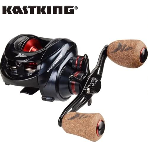 KastKing Spartacus Plus 8KG Max Drag Power Dual Brake System Baitcasting Fishing Reel Soft Handle 12 Ball Bearings Fishing Wheel