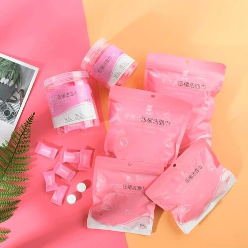 Compressed Travel Cotton Towel 100pcs 50pcs 30pcs Magic Towel Portable Face Towel Soft Napkin Perfect Tissue Cleaning Wipes