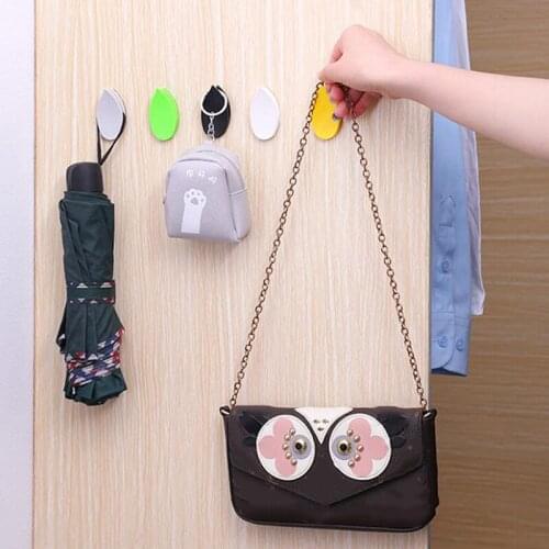 Creative ABS Leaf Wall Decoration Hook Entrance Bedroom Wall Coat Rack Nordic Childrens Room Decoration Hanger