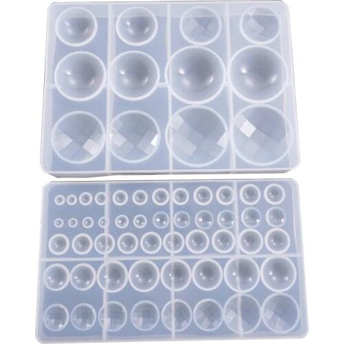 Round Silicone Jewelry Making Mould DIY Handcraft Soap Candle Mold Practical Pendant Ornaments Handmade Tools Moulds