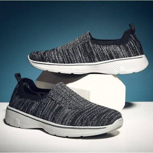 ZEEKSON New Mens Low Cut Loafers Sports Casual Shoes Lightweight Walking Shoes Fashion Shoes Comfortable Shoes for the Elderly