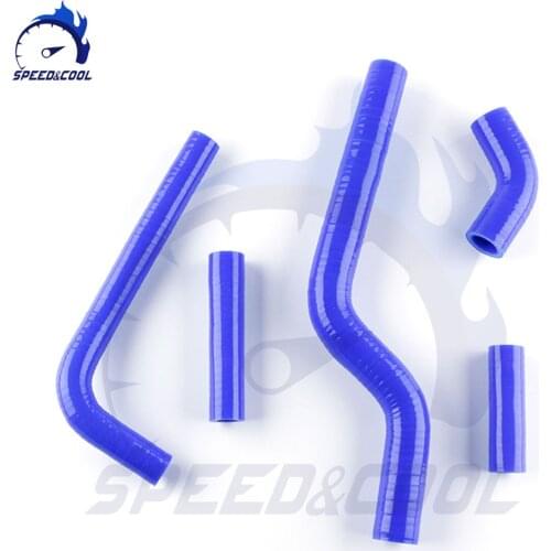 Silicone Radiator Coolant Pipe Tube Hose Kit For SUZUKI RMZ 250 2005-2006 05 06