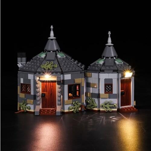 Led Light set For 75947 Hagrid Huted Buckbeak Rescue series Building Blocks ,DIY decorate childrens Toys(only,light,no blocks)