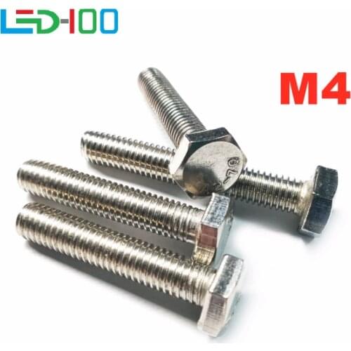 NEW M4 M5 M6 304 tainless steel Outer hexagon screws, left outer Hexagon Reverse Thread reverse bolt 8~50MM