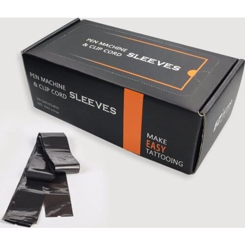 EZ New Pen Machine & Clip Cord Sleeves Tattoo supplies Tattoo Accessories for Any Tattoo Cartridges Pen 100 pcs/box