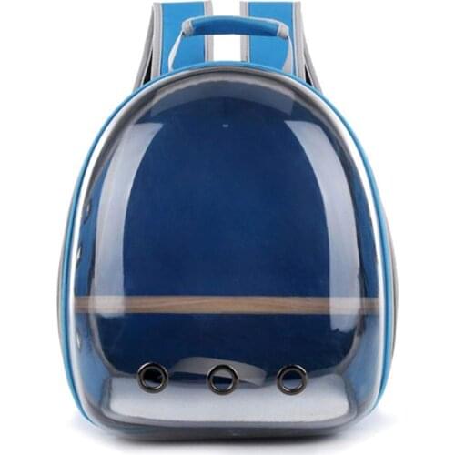 Transparent Parrot Carrier Backpack pet Bird Travel Carrier Backpack with Perch stand Portable Parrot Backpack Carrying Case
