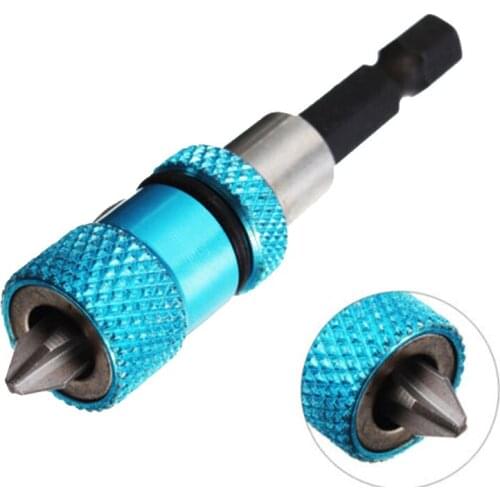 1/4 Inch Adjustable Magnetic Screw Depth Drill Bit Quick Release Hex Bit Connecting Rod Power Screwdriver Tool Accessory