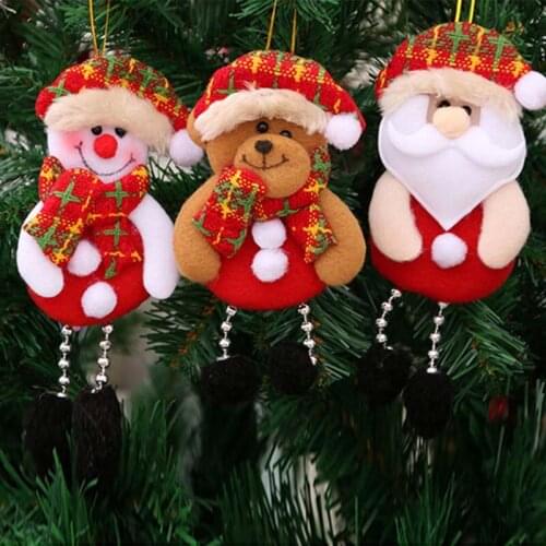 Santa Claus Christmas Doll Elk Merry Christmas For home Decorations Christmas Ornaments Xmas Tree Decor New Year 2022 Gifts