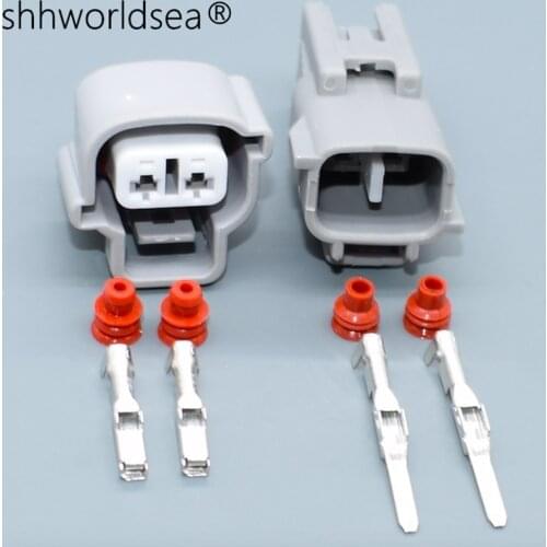 Shhworldsea 2 Pin Way Automotive Fog Socket Lamp Plug Turn Signal Light Connector For Toyota Cars 90980-11019