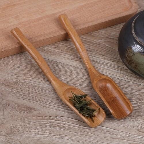 Tradition bamboo spoon coffee tea spoon wood scoop dining utensil flatware