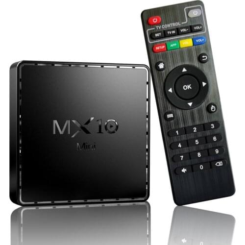 20pcs Android 10.0 TV BOX MX10 MINI Quad-Core 1GB/8GB 2GB/16GB built-in 2.4GWIF Smart Media Player