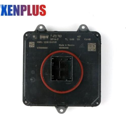 Xenplus 1pcs LED Headlight Module 7472763 For BMW 5 6 7 Series X3 G30 F90 G31 G32 G11 2015-2018 Original OEM computer Module
