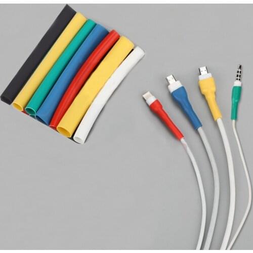 10cm Cable Protector Heat Shrink Tube Organizer Cord Management Cover For Android iPhone 5 5s 6 6s 7 7p 8 8p xs Earphone MP3 USB