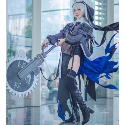 Game Arknights Specter Cosplay Costume Specter Dress Fancy Outfit Full Set Halloween Carnival Cosplay Costumes for Women Adult