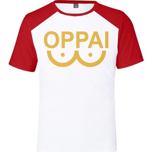 Japanese Anime One Punch Man Cosplay Costume Saitama Oppai 3D Printed Oversized Women/Men T Shirt Casual Tshirt Harajuku T-shirt