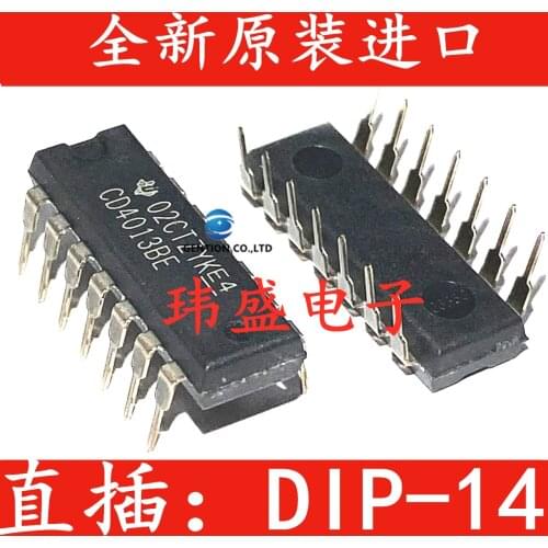 10PCS CD4013BE CD4013 DIP-14 from type D flip-flop in stock 100% new and original