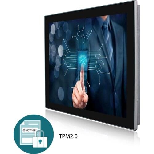 15" industrial touch panel pc i3 i5 i7 8th Gen CPU 4G RAM 128G SSD TPM2.0 all in one computer LAN/USB/COM/wifi for windows 11