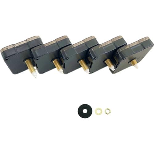 100PCS Long Axis Replacement Quartz Clock Silent Clock Insert DIY Clock Quartz Movements and Metal Hands