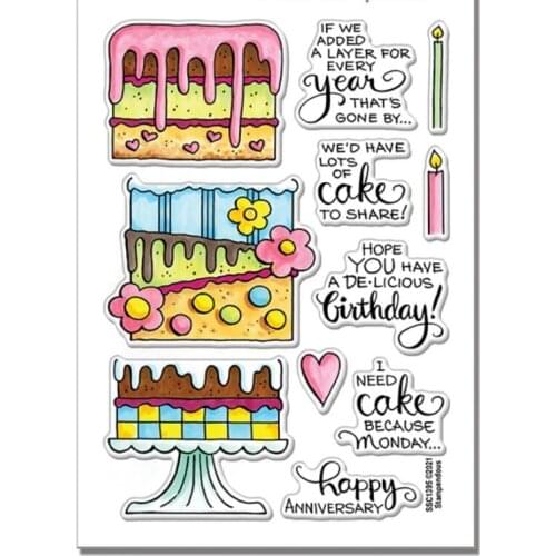 2021NEW Transparent Clear Silicone Stamp/Seal for DIY scrapbooking/photo album Decorative clear stamp A7259