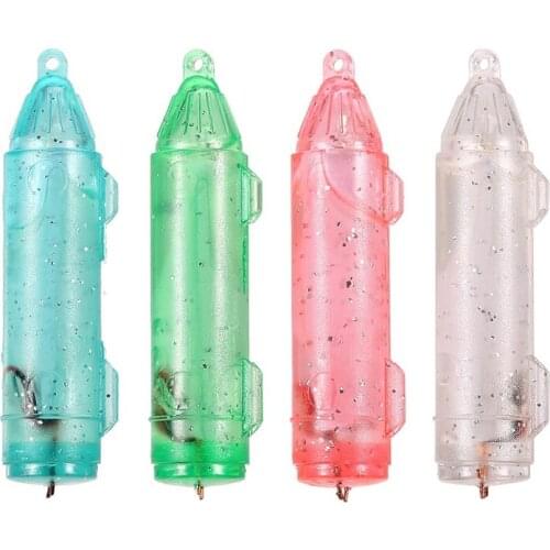 4Pcs Led Underwater Fishing Light Squid Bait Lure 150hrs Lifespan 300M Deep Carp Fishing Tackle Pesca Lures