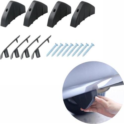 4pcs Universal Car Rear Bumper Cast Shark Spoiler for Porsche Cayenne Macan Macan S Panamera Cayman Carrera Porsche911 918 Boxst