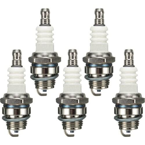5Pcs L7T Lawn Mower Spark Plugs for Briggs & Stratton Engines Motors