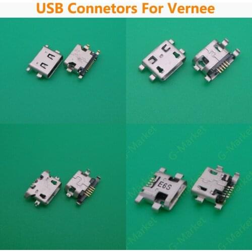 5PCS micro usb jack connector socket charging port replacement repair for Vernee M5 M8 Pro Thor X E PLUS
