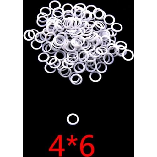500pieces/lot Hairdressing Scissor Accessory Nylon Washers size 4*6mm Nylon pakking parts