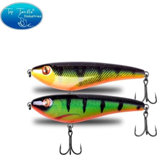 95mm 21g Slow Sinking Explorer Jerk Bait Fishing Lure Bait With VMC Anti-Corrosion Strength Treble Hooks