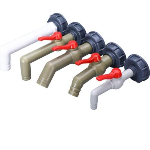 S60X6 IBC Tank Adapter Garden Hose Faucet Lengthen Connector Water Tank Adapter Fittings 1PCS