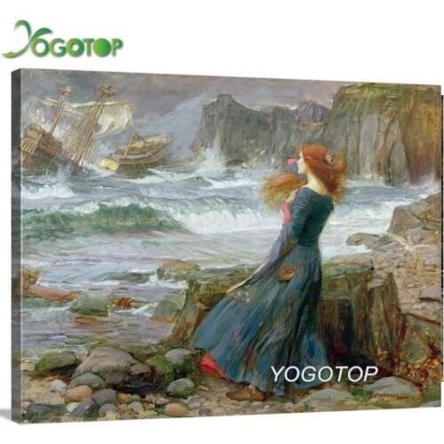 DIY 5D Diamond Painting John William Waterhouse-beauty Mosaic Cross Stitch kits Diamond Embroidery Full Rhinestones YY1721