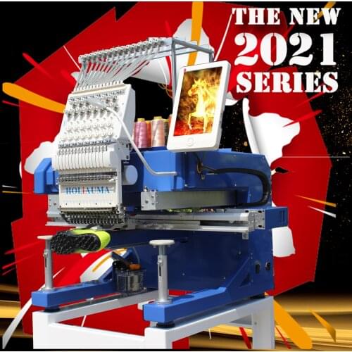 China 10 years service ! Best Computerized 1 Head Clothes Cap Embroidery Machine Made in China for Multi Functions like tajima