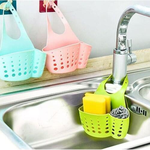 Kitchen Sink Sponge Holder Draining Rack Sink Kitchen Hanging Drain Storage Tools Storage Shelf Sink Holder Drain Basket