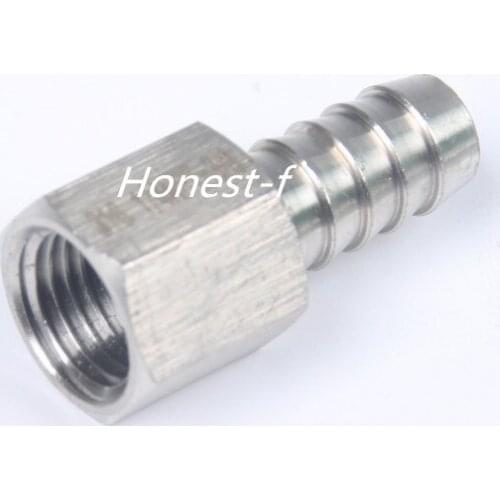 LTWFITTING Bar Production Stainless Steel 316 Barb Fitting Coupler 3/8" Hose ID x 1/4" Female NPT Air Fuel Water