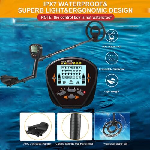 MD830 Metal Detector Underground Depth 2.5m Scanner Search High precision Gold Detector Treasure Hunter Detecting Pinpointer