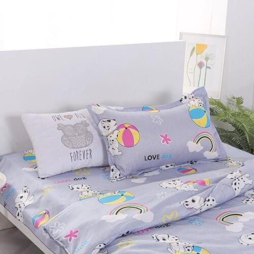 Washed & Soft 3pcs Comforter Set Single Size Polyester Bedroom Set For Teen Girls Room Home Textile