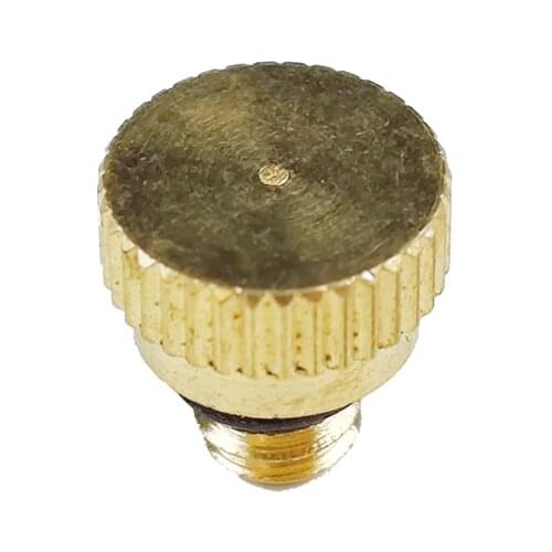 Misting Brass Nozzle End Plug 3/16'' Threaded For Garden Water Sprayer Fog Machine Connectors