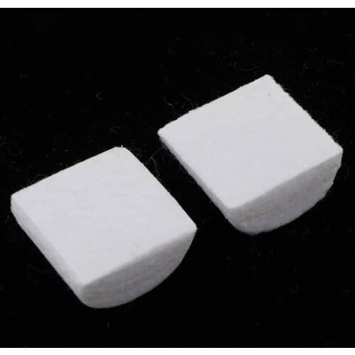 2x Wool Felt Dampening Pads Drum Beater Head Percussion Instrument Set