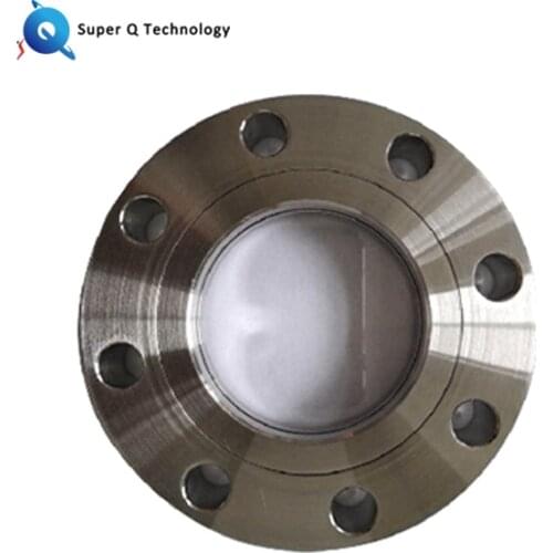 CF observation window vacuum fitting