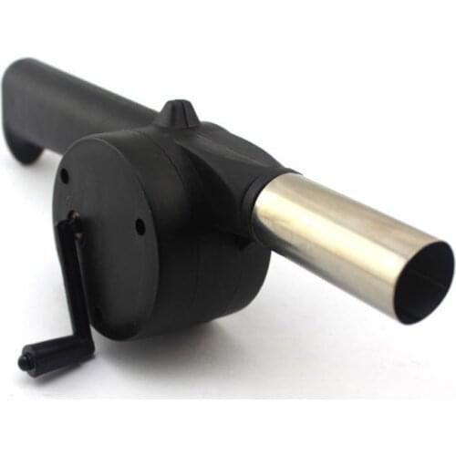 Outdoor barbecue portable manual blower picnic combustible hand hair dryer BBQ accessories