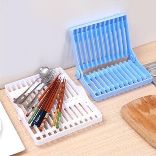 Foldable Dish Rack Stand Holder Bowl Plate Organizer Tray Tableware Storage Kitchen Drying Rack Dish Drainer Drip Shelf Tools