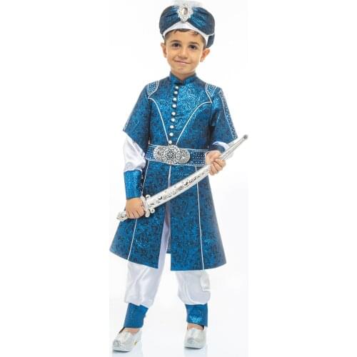 ALPARSLAN Stony Arched Sultan Sunnet Clothes Kid Circumcision Dress 1-14 age Osmanlı suit child Birthday and party-event costume