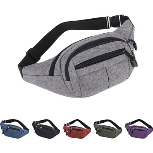 Waist Bag Nylon Man Belt Pouch Belt bag Crossbody Bags Waterproof Casual Large Phone Sports Bag Chest Bag Womens Bag Wallet