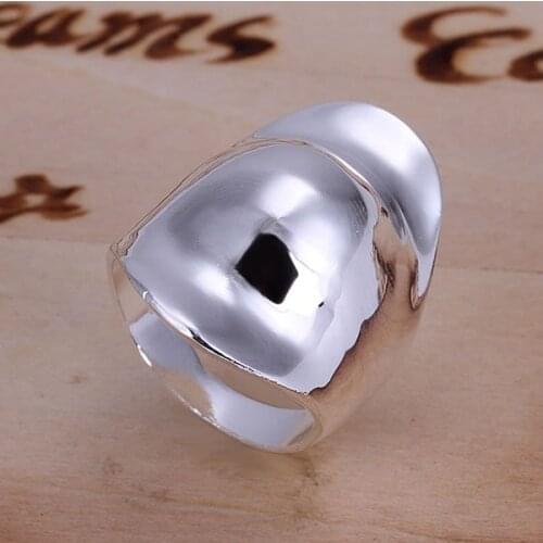 R050 Fine silver plated wholesale jewelrys,Hot sale Factory price charm free shipping 925 fashionThumb Hat Ring /acaaitha