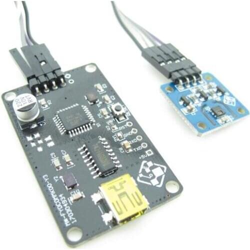 USB serial port display / temperature and humidity module / temperature, humidity / computer display / HTU21D dew point